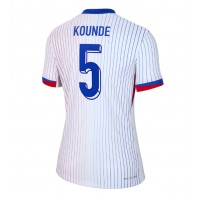 Fotbalové Dres Francie Jules Kounde #5 Dámské Venkovní ME 2024 Krátký Rukáv